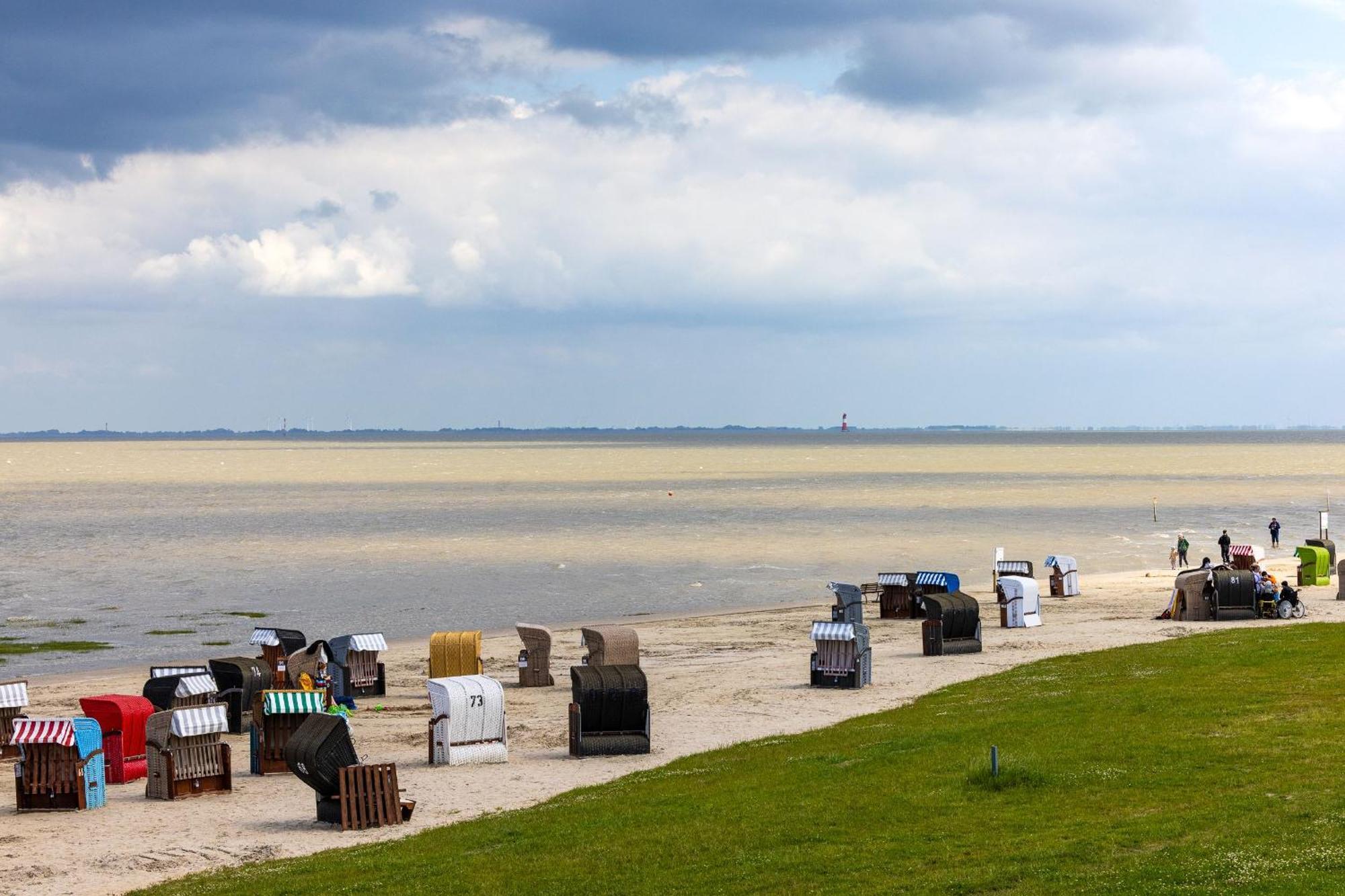 Ferienhaus Liegeplatz Dangast Bagian luar foto