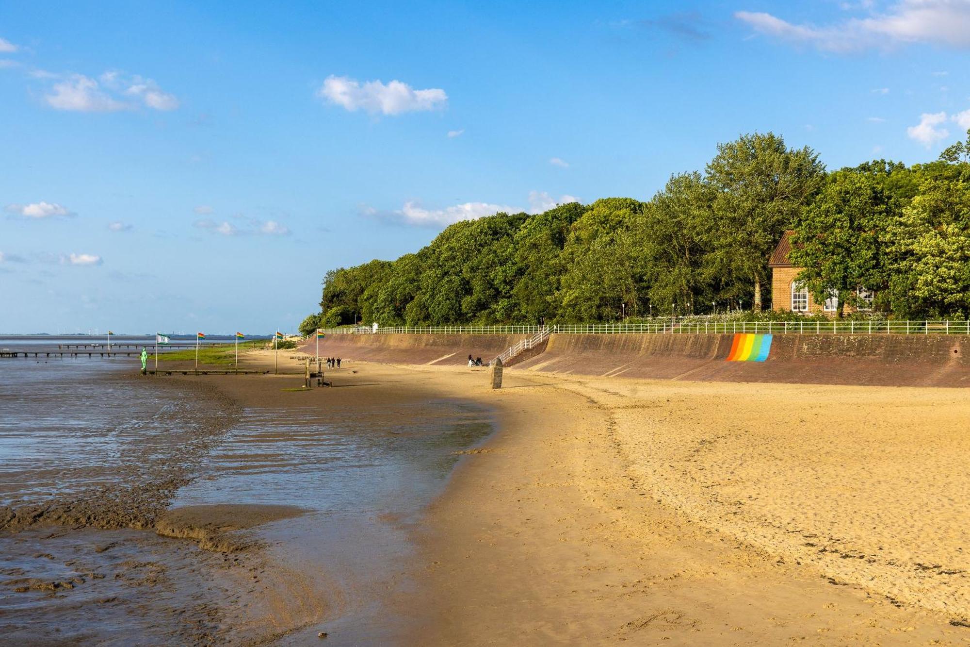 Ferienhaus Liegeplatz Dangast Bagian luar foto